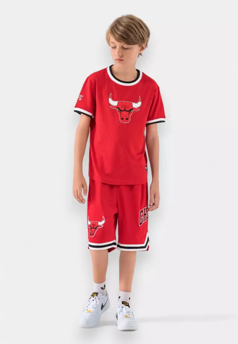 Chicago Bulls Basketball Warm up Jersey for Kids Core Collection