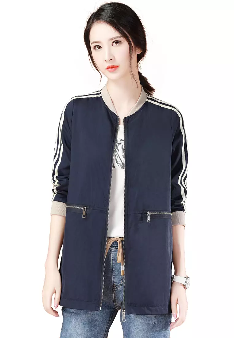 Casual stand clearance collar jacket