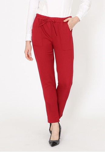 Jual Honey Honey Hnd Pants Red Original Zalora Indonesia
