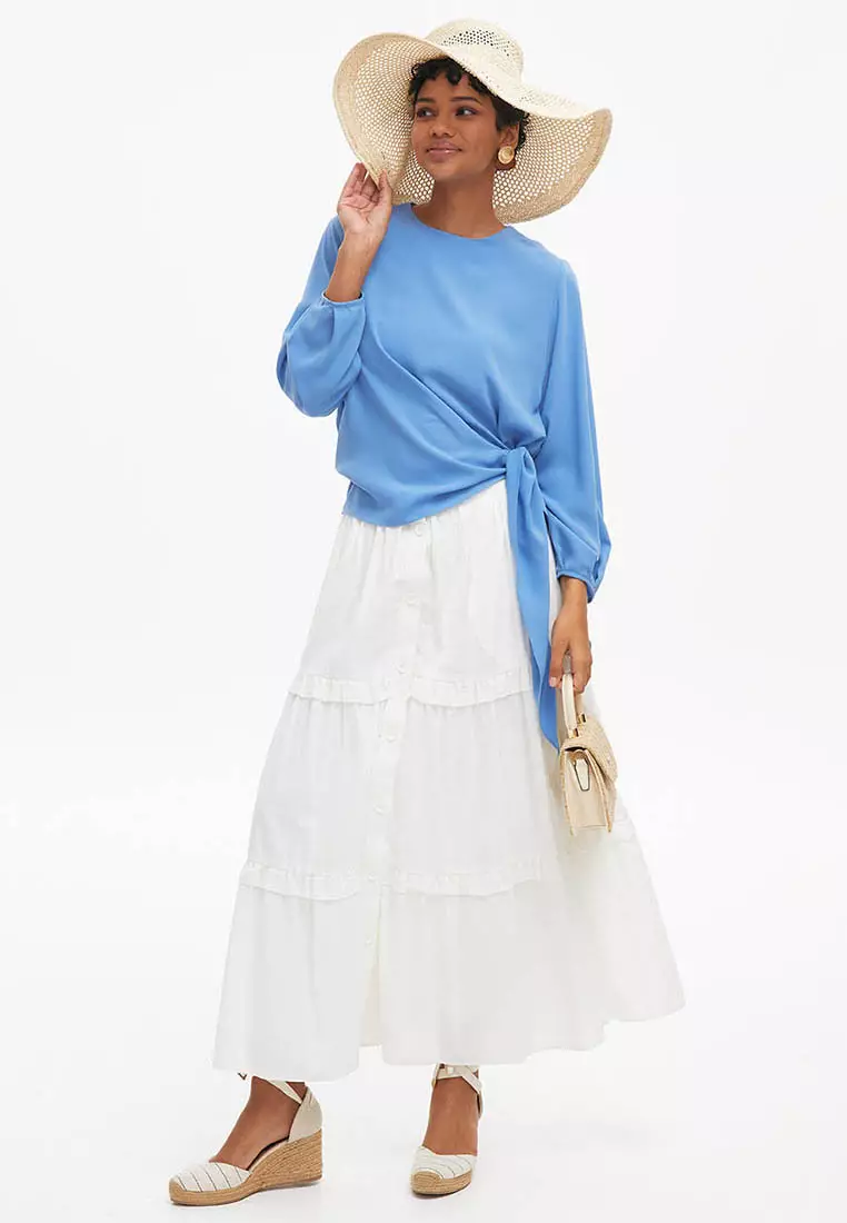 Cotton maxi skirt 90 hotsell