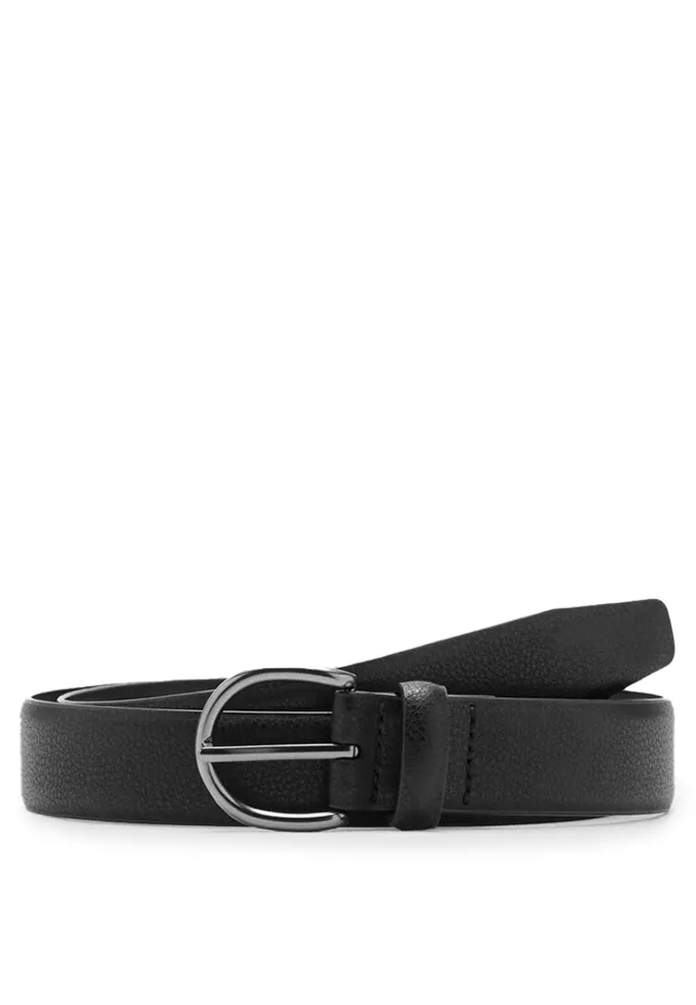 Pebbled Leather Belt