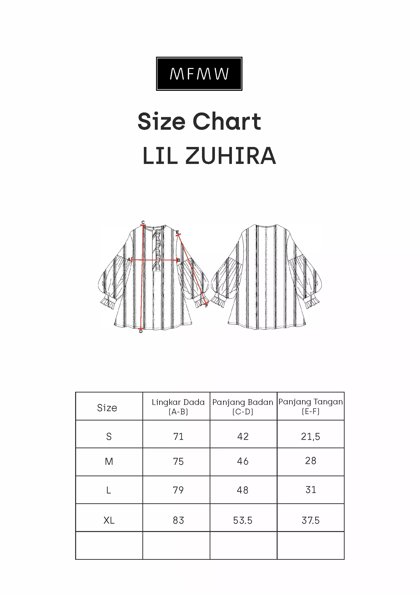 MFMW Lil Zuhira Atasan Blouse Anak Dusty Pink Motif Kotak