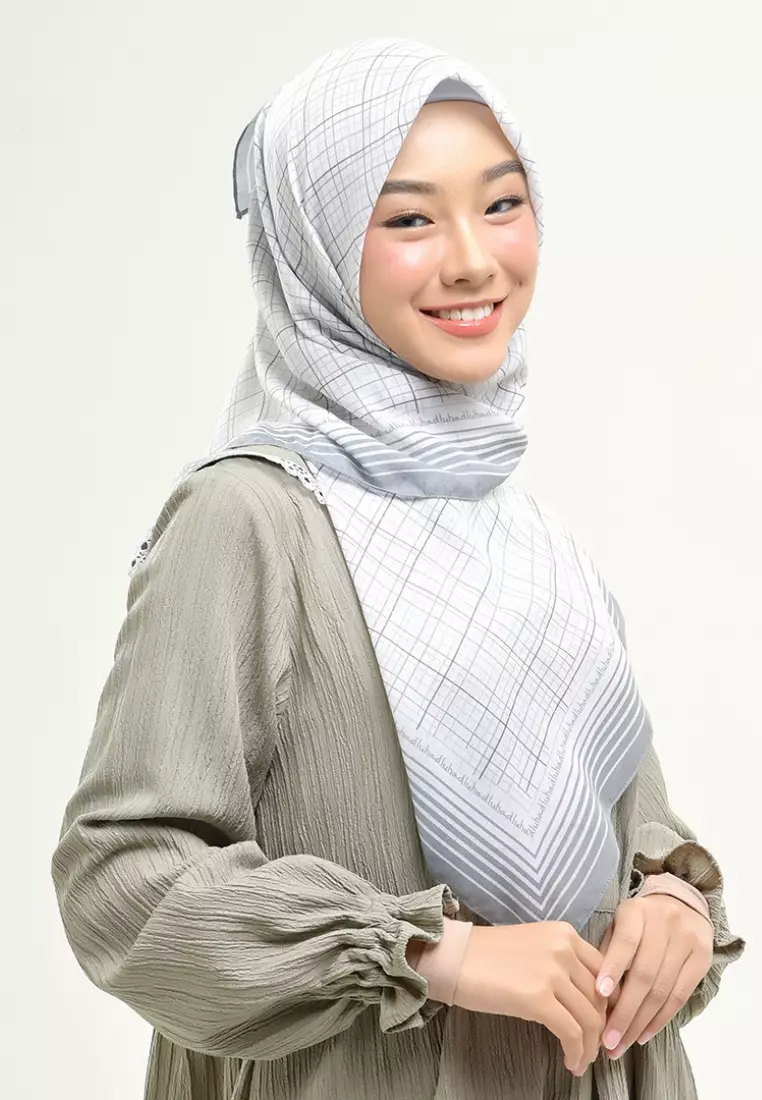 Rabbani - Kerudung Segi Empat Tetra Lanadey Abyss
