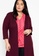 Curvy red Plus Size Knitted Straight Long Cardigan 69850AA472946EGS_3