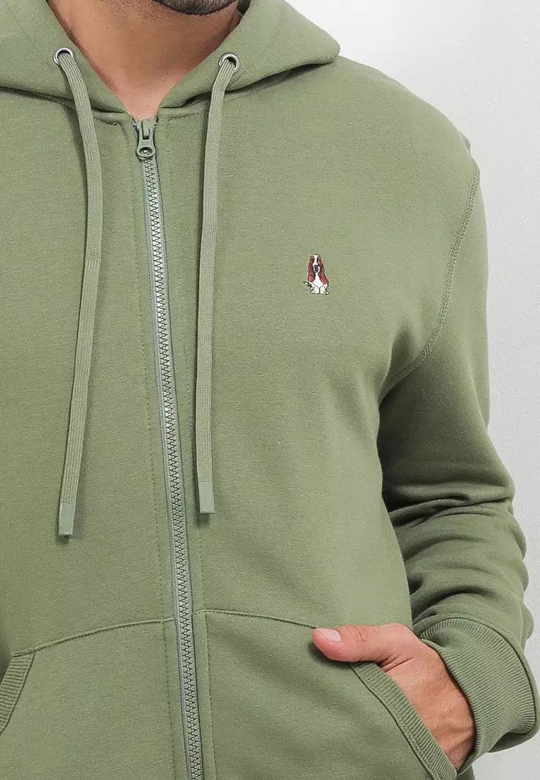 Banks Zipped Hoodie Sweatshirt