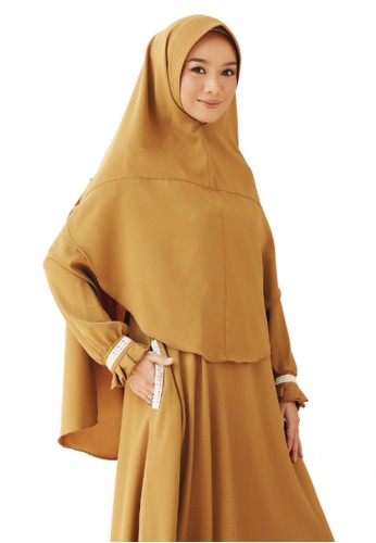 Jual Wandakiah Id Wandakiah Gamis Syar I Dilara Mustard Xl Original Zalora Indonesia