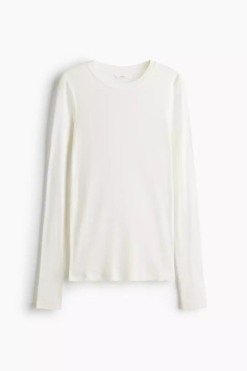Pima cotton jersey top