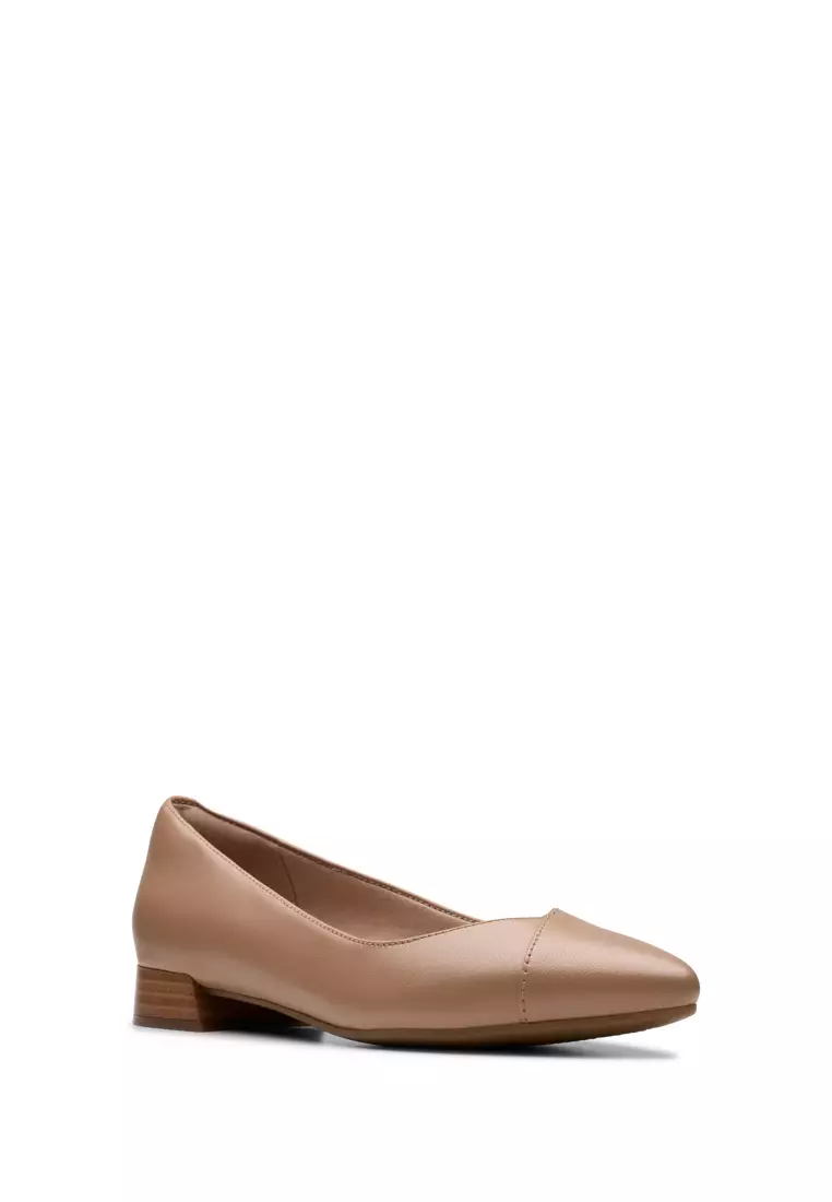 Womens Natalyn Wish Ballerina - Warm Beige Leather