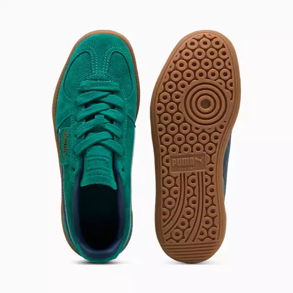 PUMA Palermo Jr 39727135 - Sepatu Anak (Hijau)