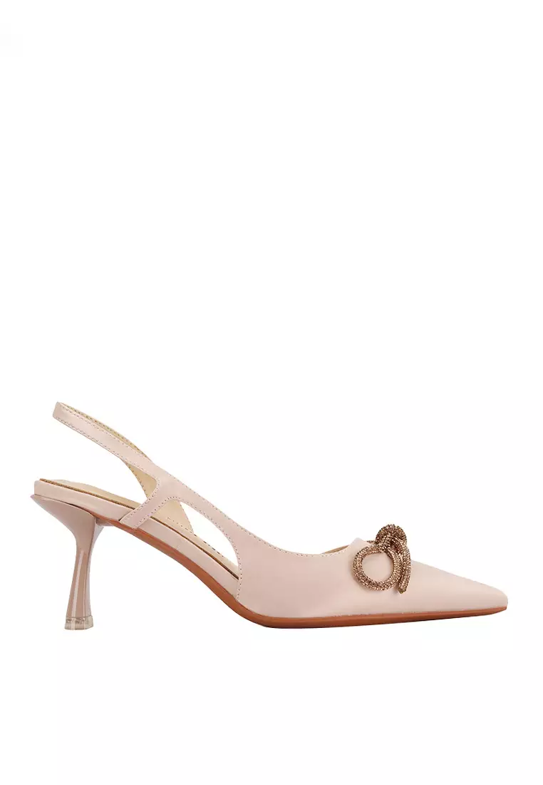 Discount on Twenty Eight Shoes  shoes - SKU: VANSA Rhinestone Bow High Heel Sandals VSW-H2763
