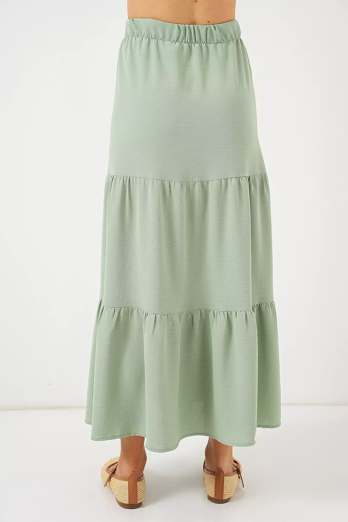 Women's Ayrobin Long Skirt 8048 - Mint