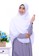 First Hijab white Kamila Square Hijab In White EC68EAA1684291GS_5