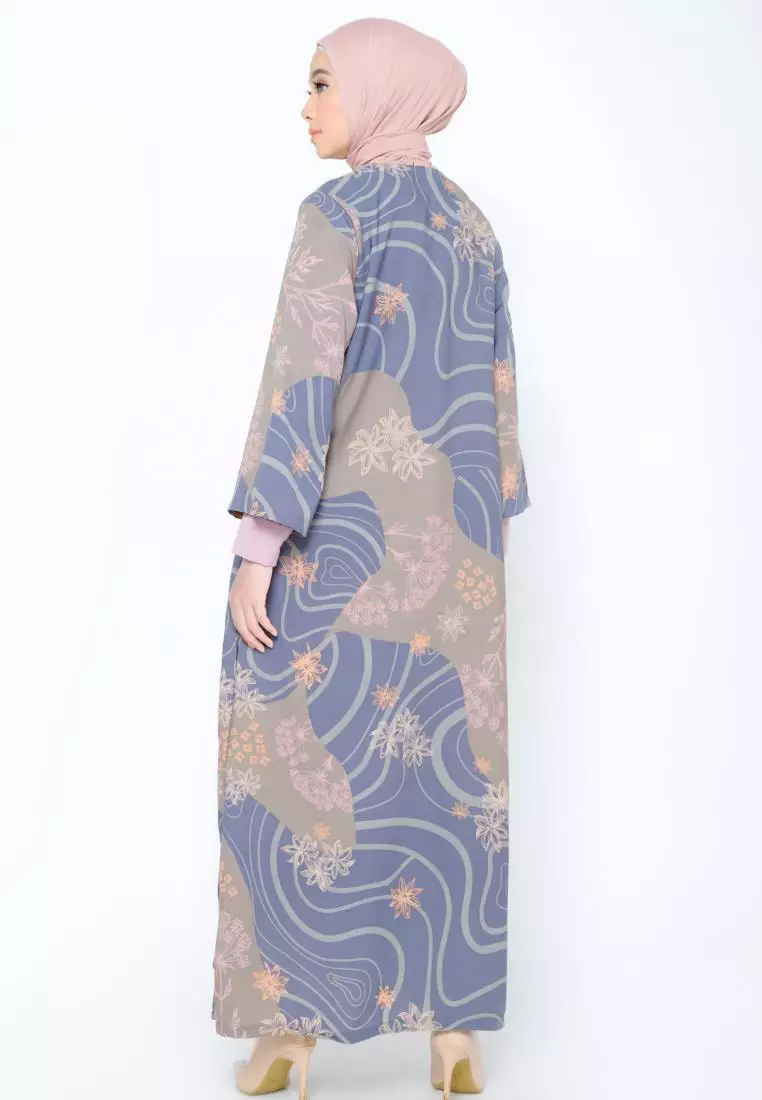 ZM Zaskia Mecca - Luny Dark Grey Gamis - Jelita Indonesia - Edisi Maluku