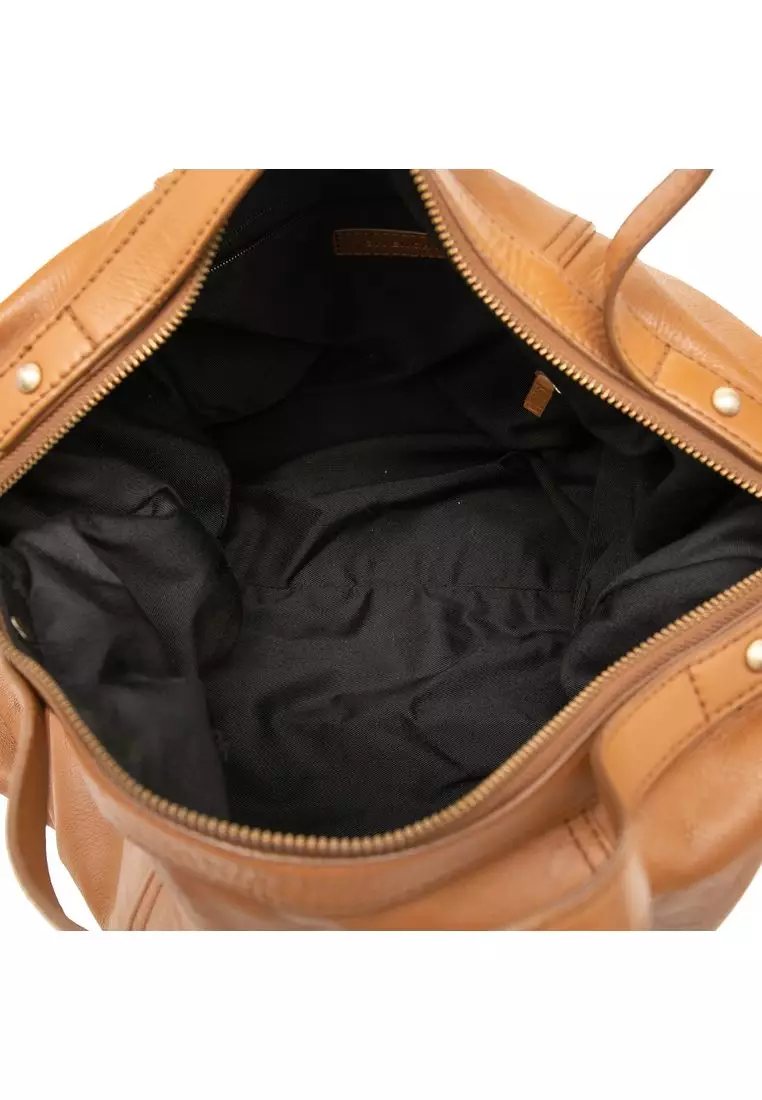 Pre-Loved Givenchy Leather 4g Logo Satchel