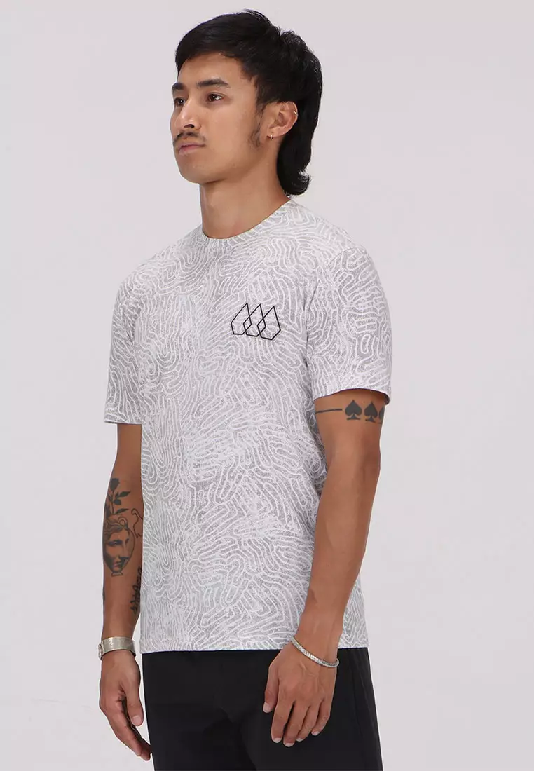 MCT LABYRINTH SHORT SLEEVE TEE WHITE