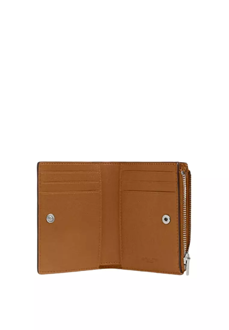 Coach Bifold Wallet In Light Sadle CR983