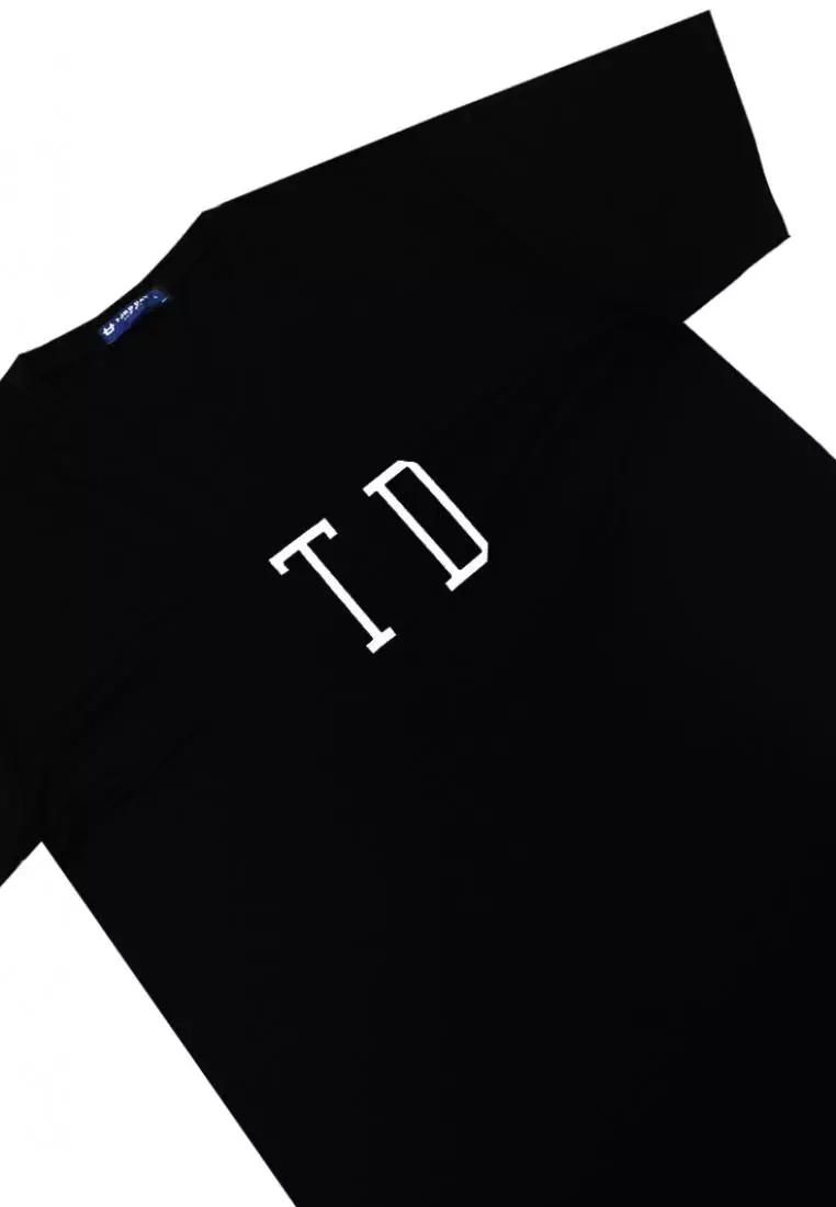 MTI31 Kaos T-Shirt Pria Instacool Td Contracted Hitam