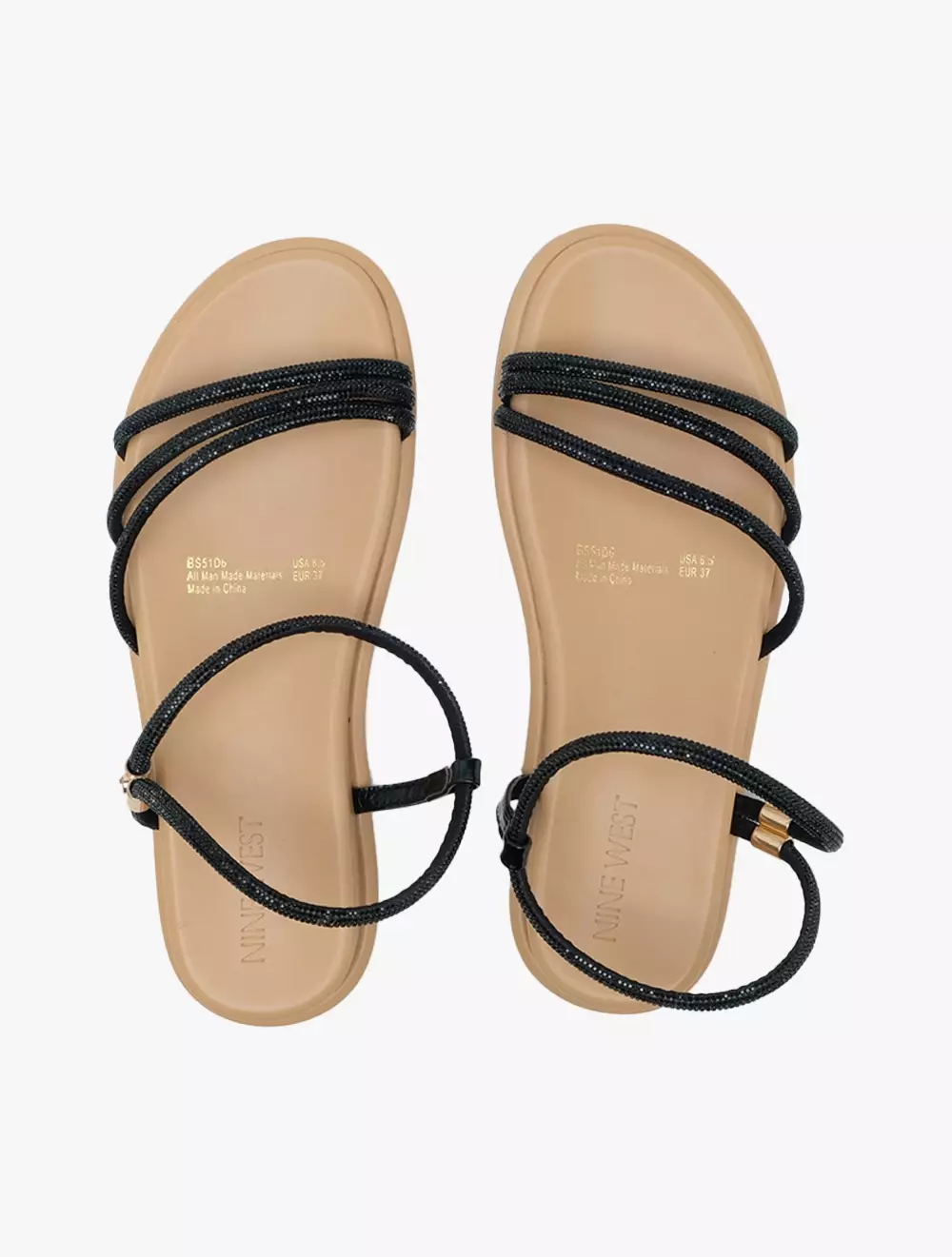 Payless Nine West Womens Nalia Slingback Sandals - Black_05