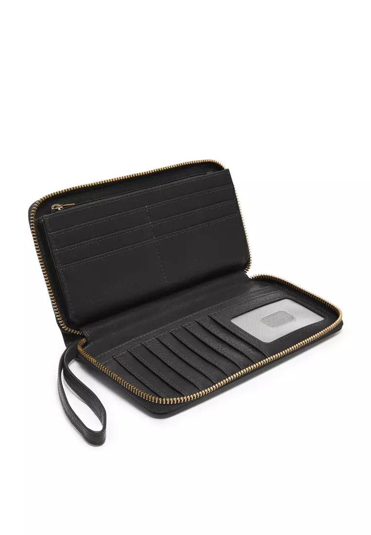 Liza Leather Zip Around Clutch Wallet SL7878G001