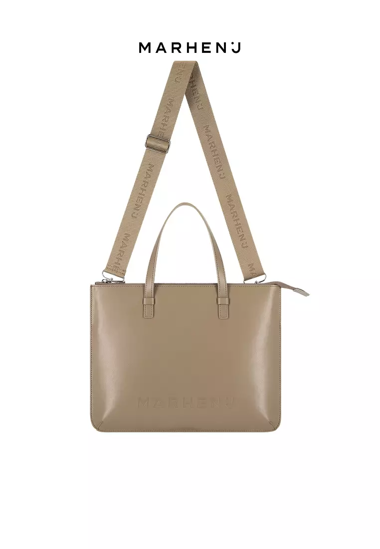 ALEX 13 Vegan Leather Crossbody Bag Sole Taupe