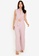 ZALORA WORK pink Belted Jumpsuit 733FAAADCC5A97GS_1