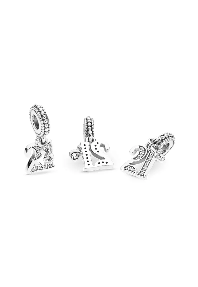 Buy PANDORA Pandora 21st Celebration Dangle Charm Online ZALORA