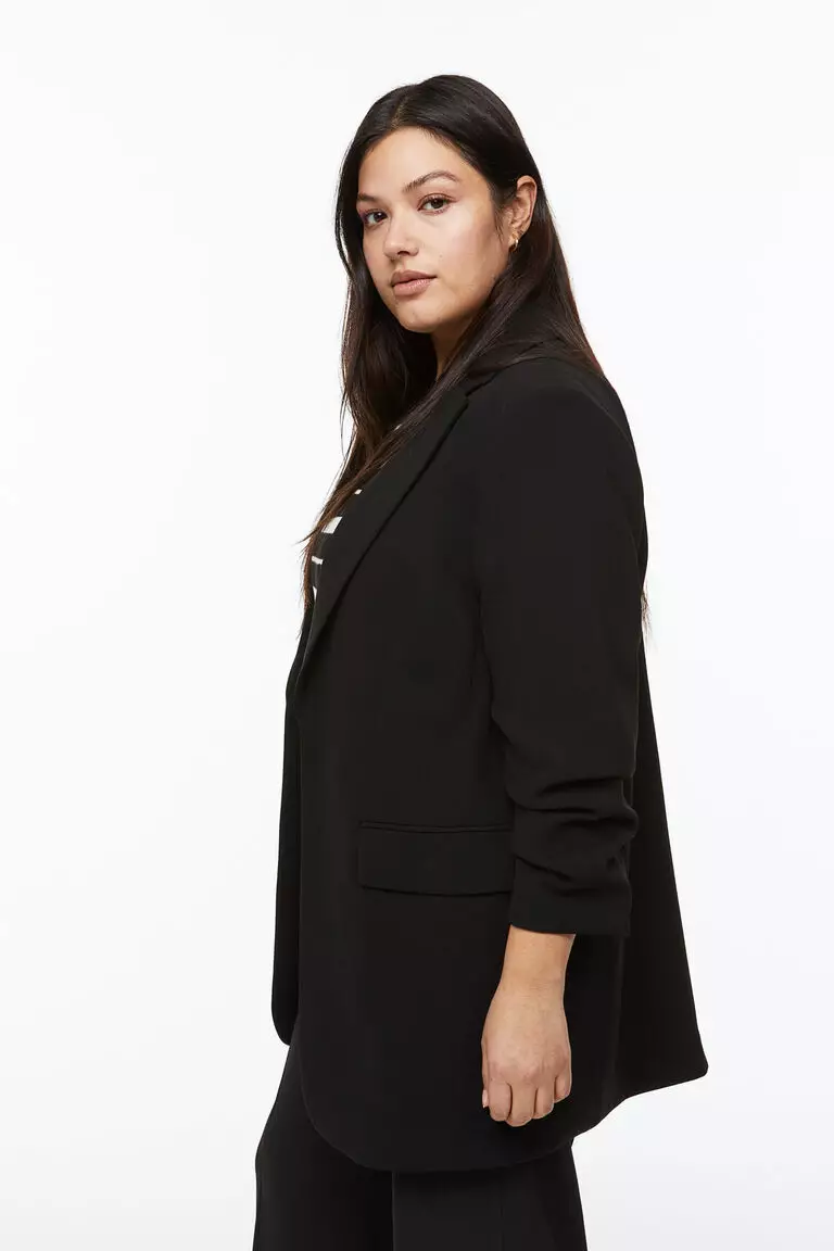 Aviva relaxed open blazer