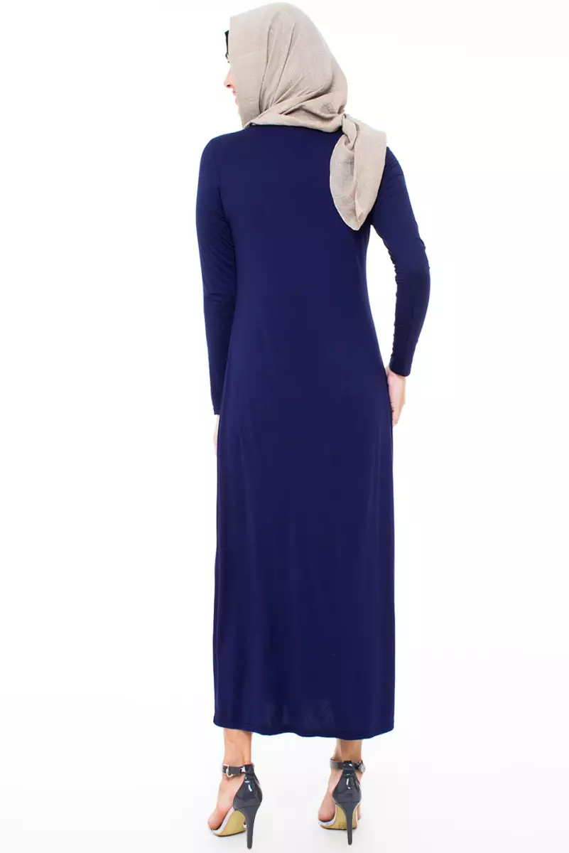 JV Hasanah Manset Gamis Navy | Inner Manset Gamis Rayon Adem