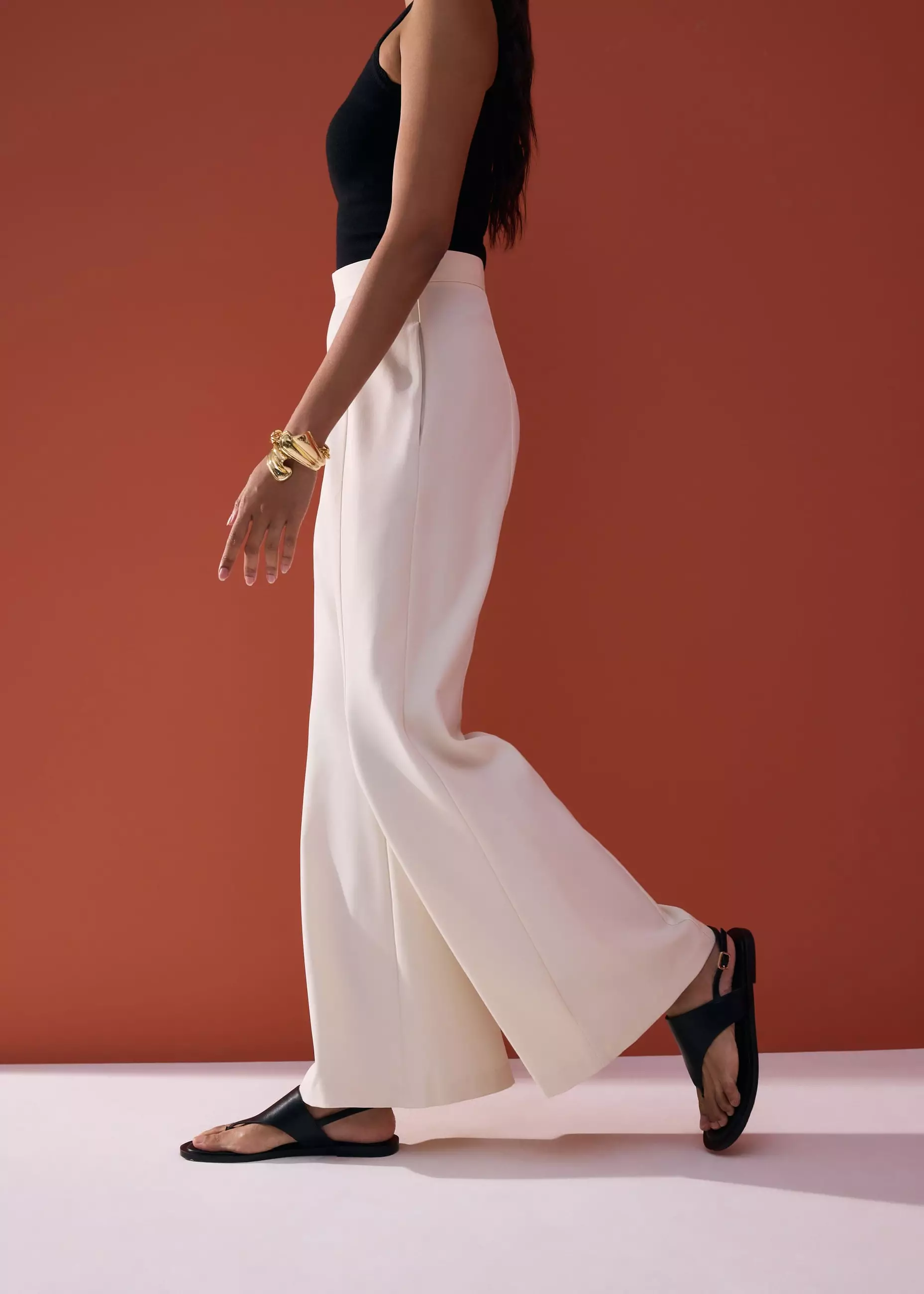 Celana Panjang Wanita - Leggy™ Sarita High Waist Boot Cut Pants