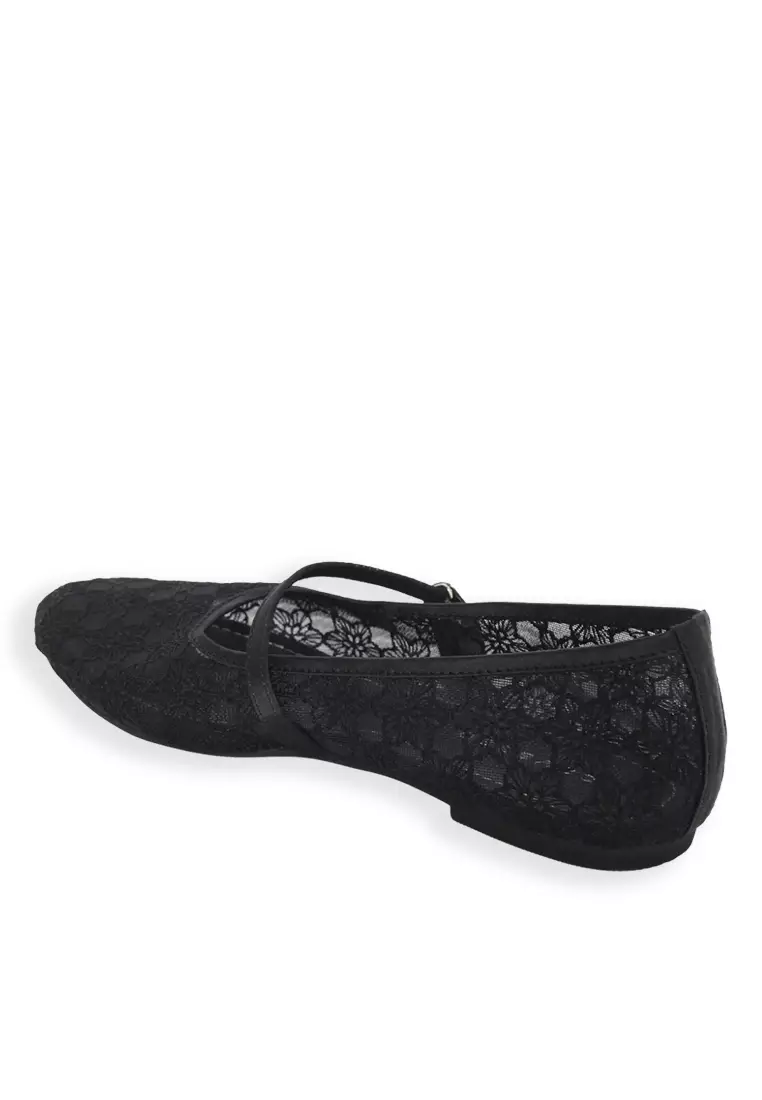 Alesha Flats Shoes Black
