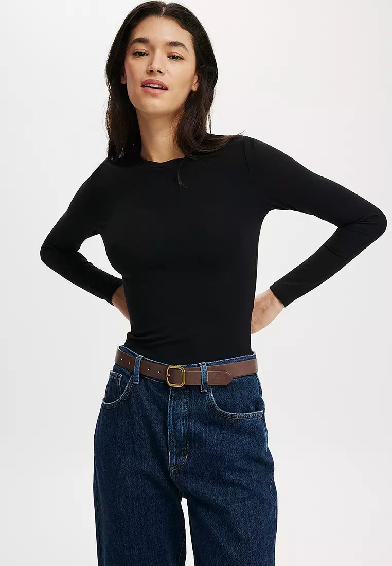 All Day Crew Long Sleeves Top