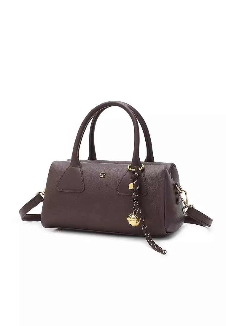 Women's Top Handle Bag / Sling Bag / Crossbody Bag (Tas Selempang / Tas Tangan) - Cokelat