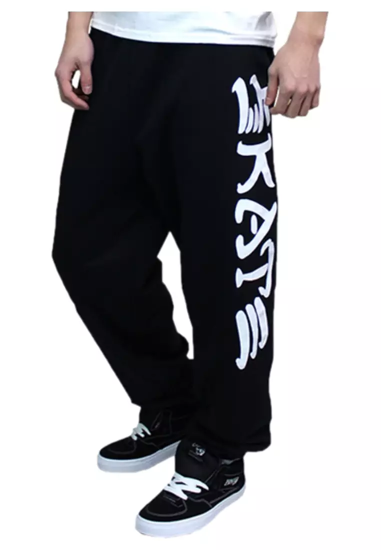 Black hotsell thrasher sweatpants