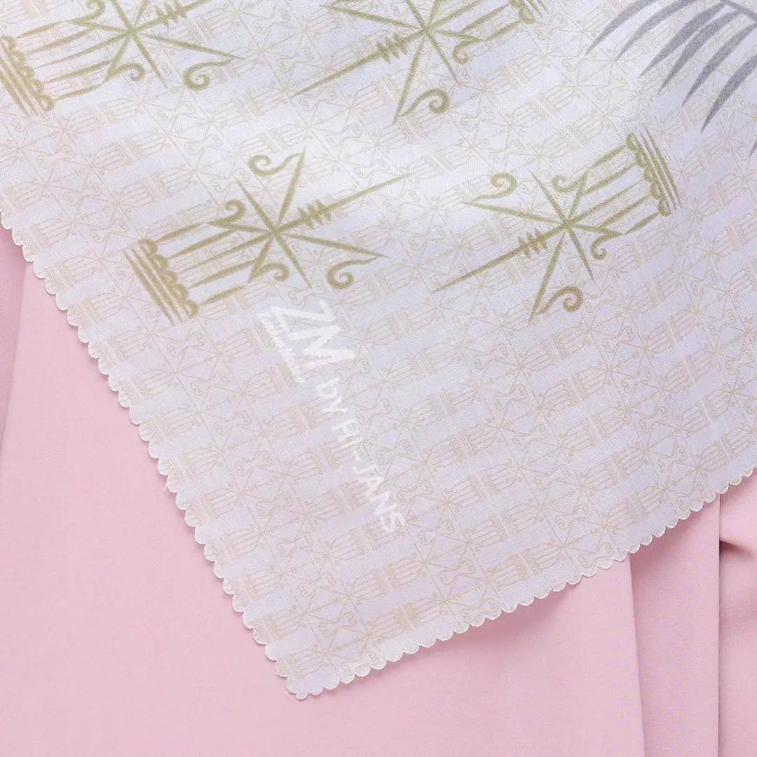 ZM Zaskia Mecca - Mentawai Rice Scarf Kerudung Segi Empat - Jelita Indonesia