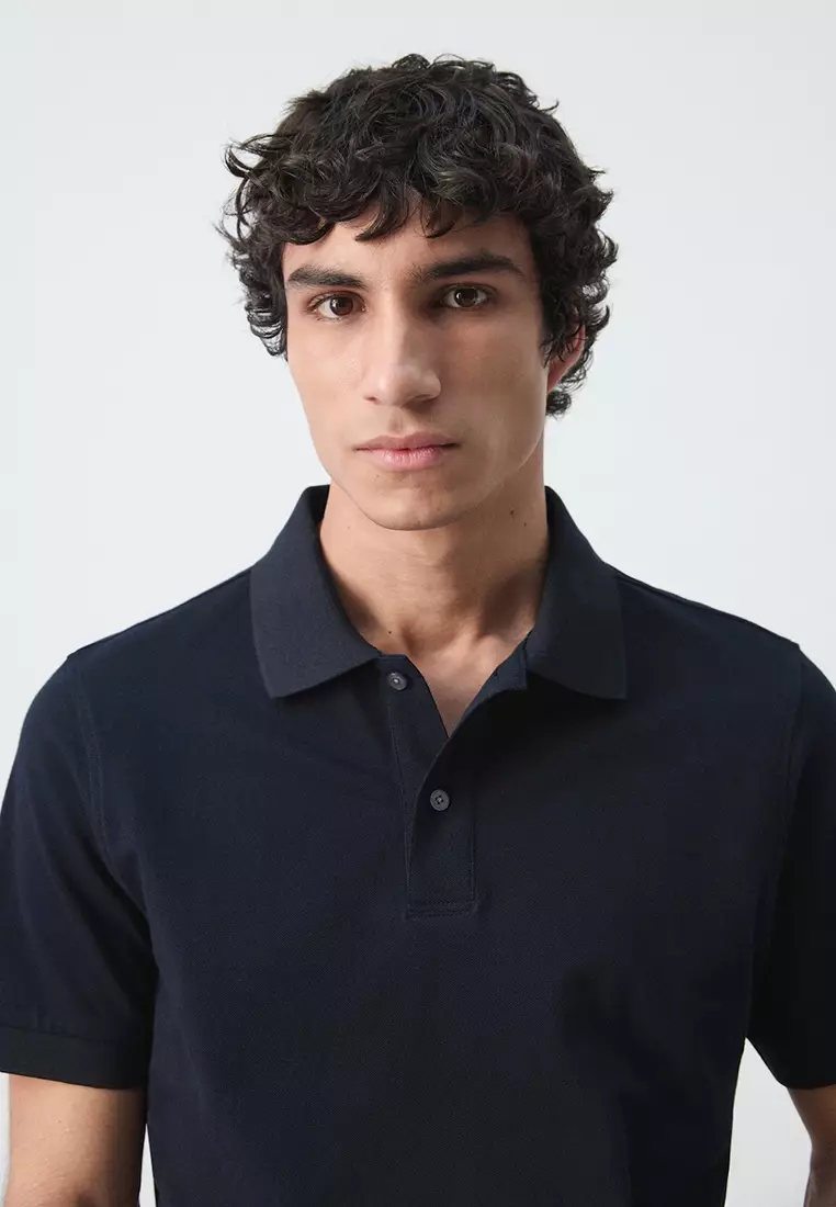 Regular-Fit Cotton Piqué Polo Shirt