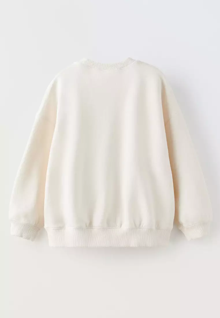 ZARA Printed Sweatshirt 2025 Buy ZARA Online ZALORA Hong Kong