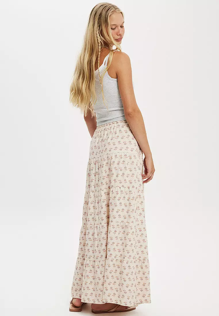 Haven Multi Tiered Maxi Skirt