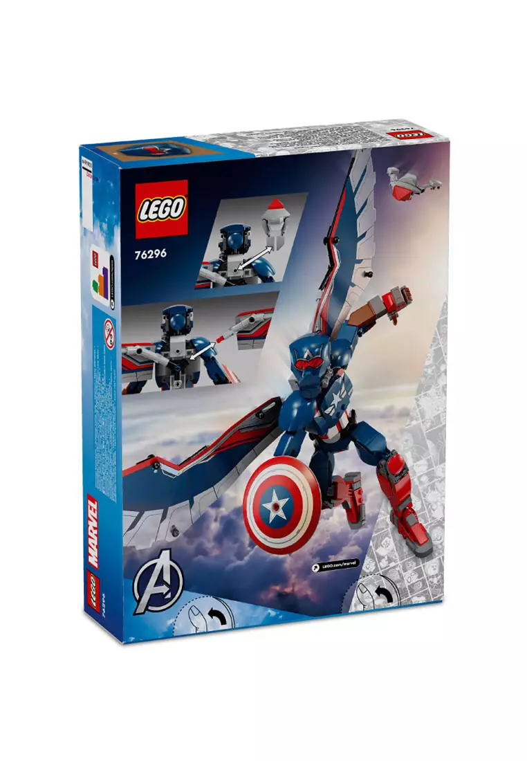 Superheroes 76296 New Captain America Construction Figure, Age 8+, Building Blocks, 2024 (359pcs)
