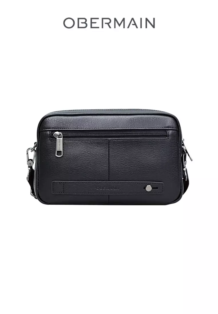 Men's RFID Clutch Genuine Leather Black