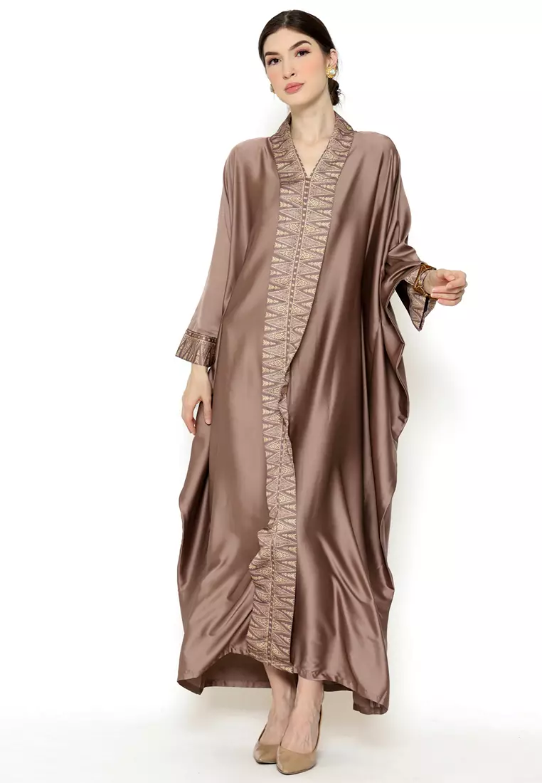 Kanzi Exclusive Long Sleeve Songket Kaftan