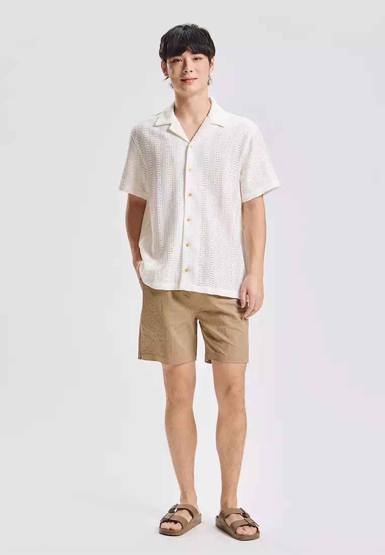 Modern Fit Swim Seersucker Shorts