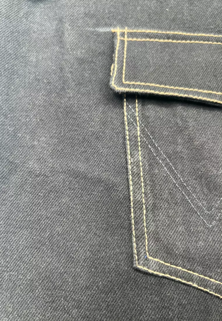 Embroidered Pocketful Tote Bag