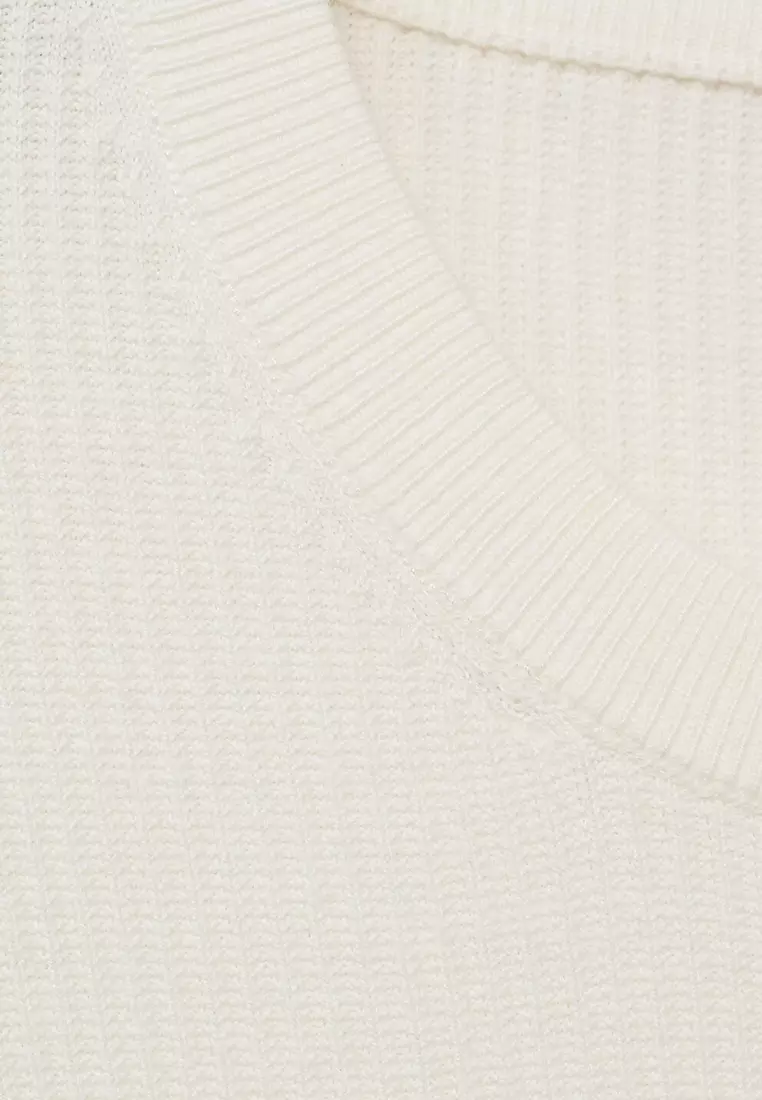 Fine Rib-Knit Cotton Sweater