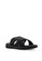 Louis Cuppers black Criss-Cross Flat Sandals A0270SHE753E71GS_2