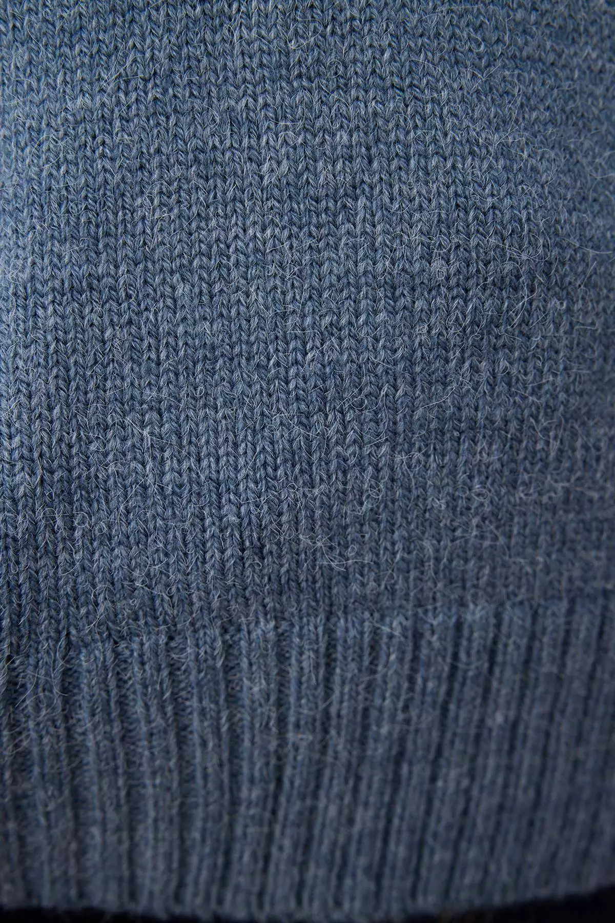 Indigo Wide Fit Soft Textured Knitwear Sweater