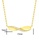 Vedantti yellow Vedantti 18k Mobius Slim Diamond Necklace in Yellow Gold 1C1B0ACA56B8BFGS_5