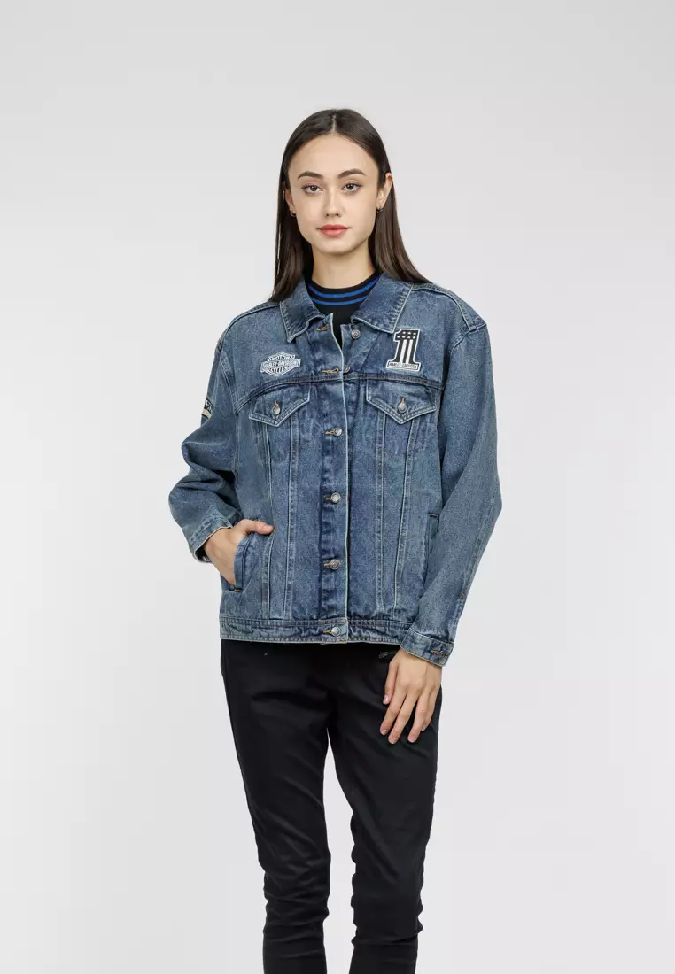 Harley-Davidson Powerslide Oversized Denim Jacket