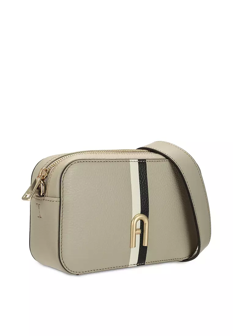 Furla sleek sale mini crossbody cognac