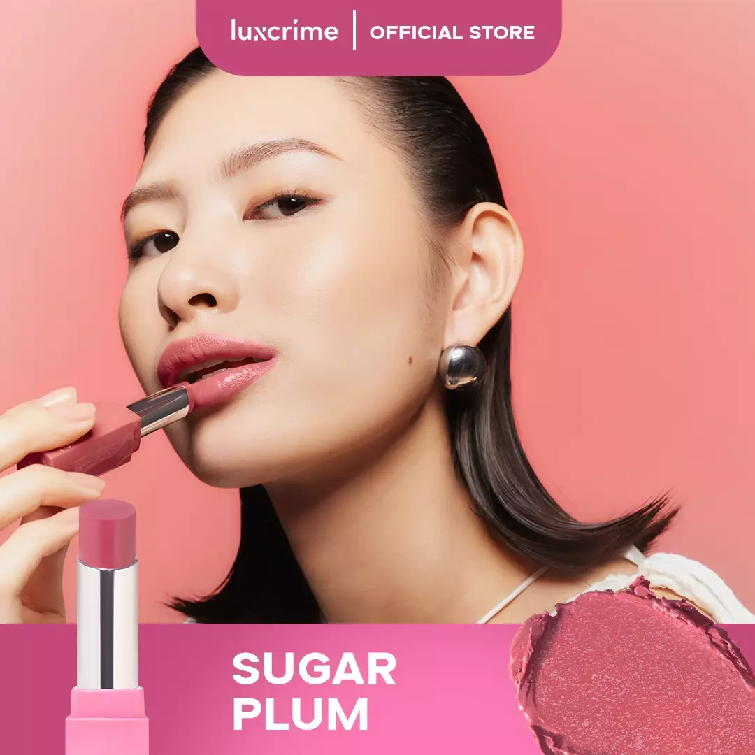 Luxcrime Glass Tinted Lip Balm - Sugar Plum