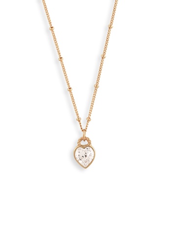 Grossé gold Grosse' Sweetheart: gold  plating, rhinestone, pendant necklace GJ25276 4CE39AC121F75DGS_1